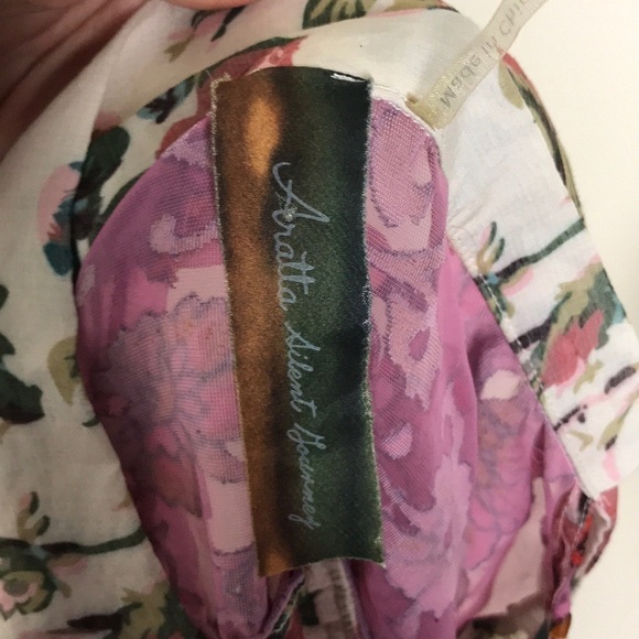 Aratta Silent Journey Diana Tie Neck Top Floral - Picture 12 of 12